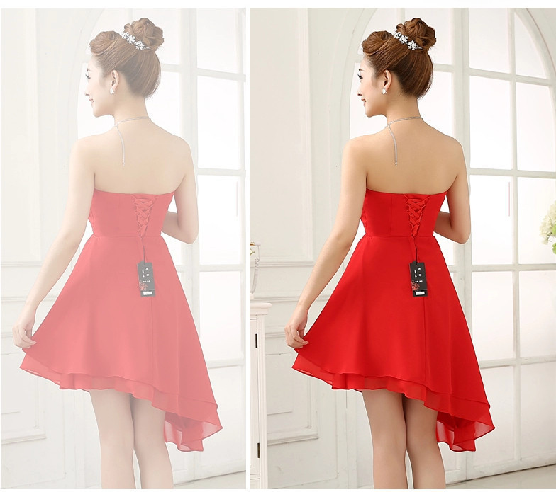 Charming Dress,chiffon Dress,red Dress