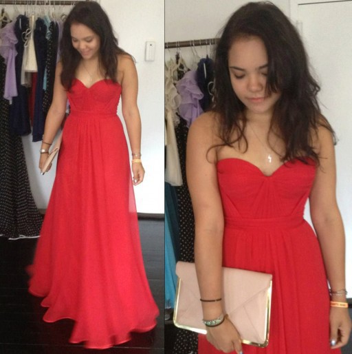 red and yellow prom