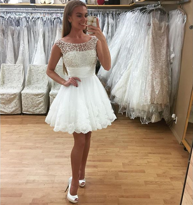 White Homecoming Dresses