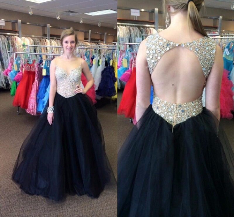 Elegant Backless Dress for Prom