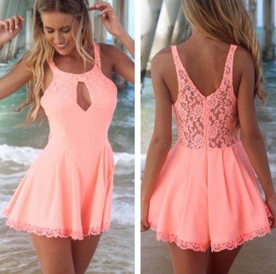 Cute Prom Dress,Sexy Prom Dresses,Short Prom Gown,Lace Prom Dress on Luulla