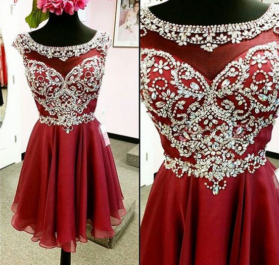 Charing Prom Dress,tulle Prom Dress,beading Homecoming Dress,homecoming ...