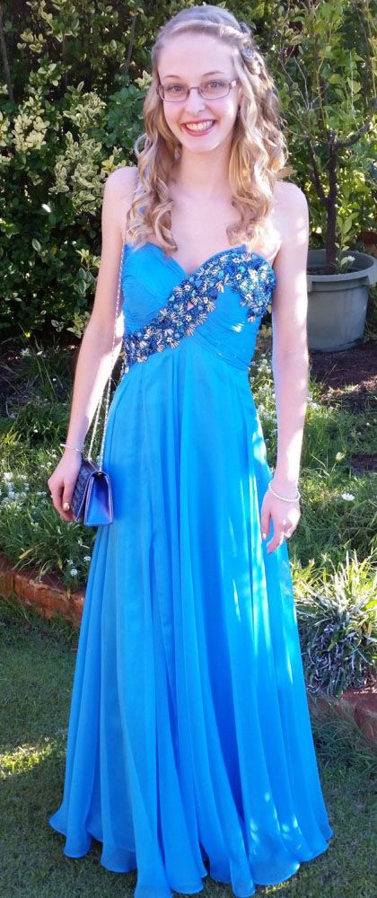 Arrival Blue Chiffon Prom Dress,backless Prom Dress,chiffon Evening ...