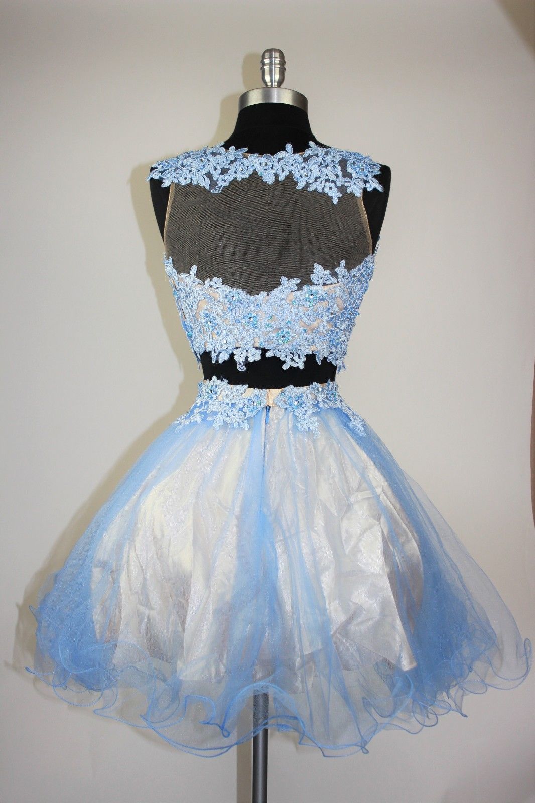 Cute Prom Dress,Lovely Prom Gown,Mini Prom Dress,Two Piece Party Dress